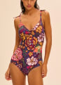 Maillot de bain 1 pice dcollet 